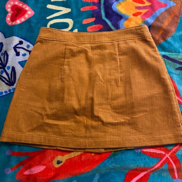 Chloe & Katie Tan A-Line Mini Skirt - Picture 3 of 5